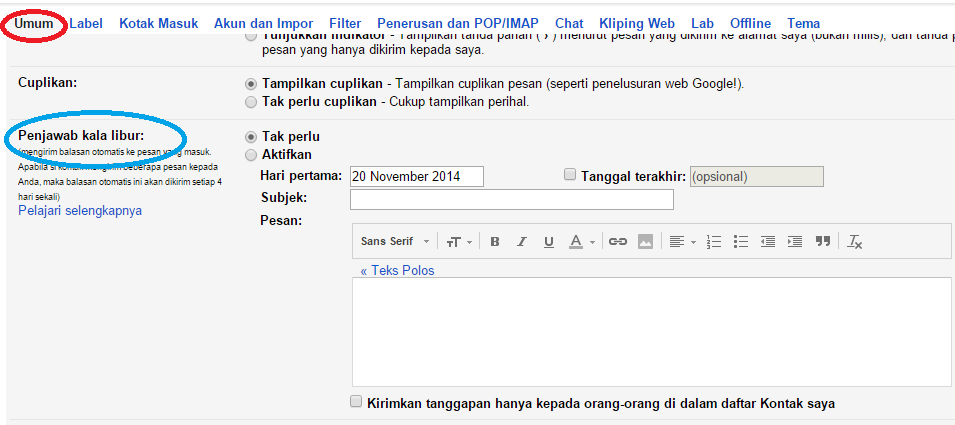 Cara Membuat Auto Reply Berdasarkan Keyword